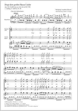Singt Dem Großen Bassa Lieder